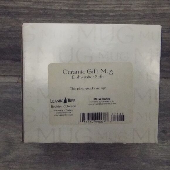 Leanin Tree Mug Gift This Place Quacks Me Up Duck Baby Costume Coffee Cup - Picture 10 of 12